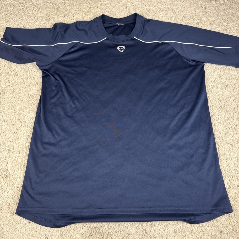 Vintage Early 2000's Nike Center Swoosh Short Sleeve Jersey Shirt XL